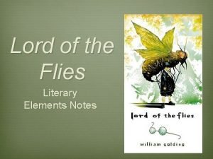Literary terms in lord of the flies
