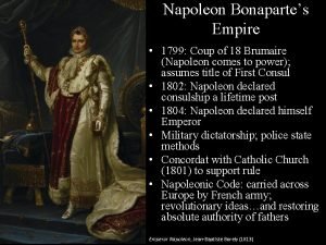 Emperor napoleon bonaparte