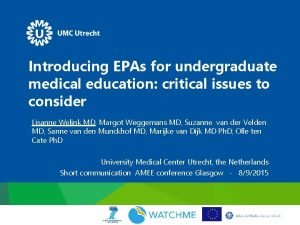 Epa medical education