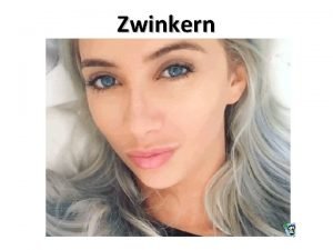 Zwinkern Im sozialen Miteinander ist das Zwinkern ein