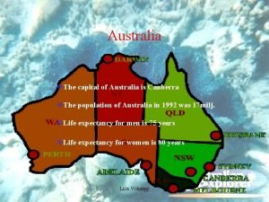 Australia v The capital of Australia is Canberra