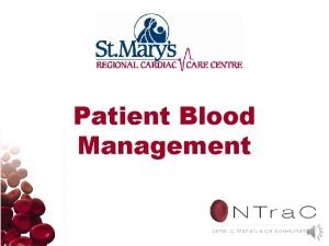 Patient Blood Management Blood Loss Surgery Cardiac surgery