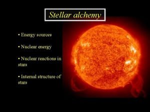 Stellar alchemy