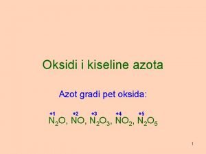 Oksidi azota