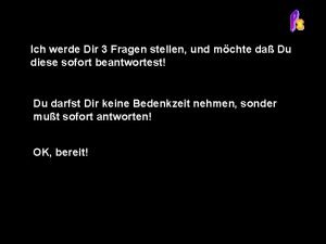 Wenn du bei einem rennen den letzten überholst