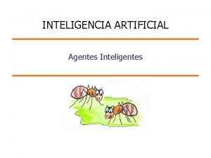 Tipos de agentes inteligentes