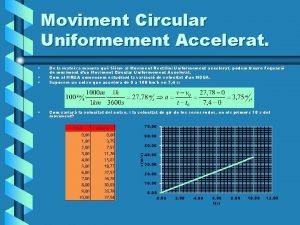 Moviment circular uniformement accelerat