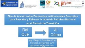 Plan de Accin sobre Propuestas Institucionales Concretas para