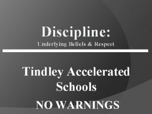 What is disciplined