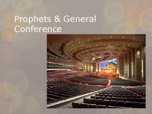 Prophets General Conference Opening Hymn We Thank Thee