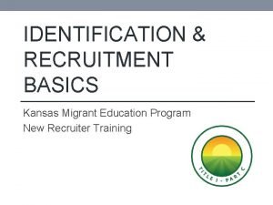 Kansas migrant education program