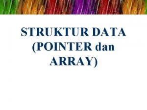 Pointer struktur data