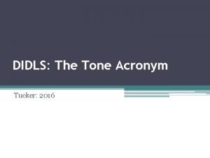 Didls acronym