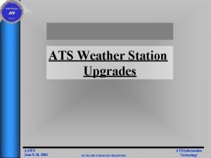 Ats weather