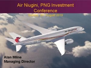 Png investment conference 2019