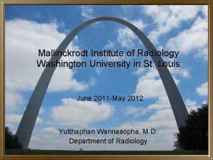 Mallinckrodt institute of radiology