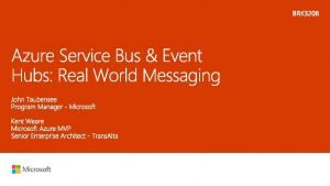 Messaging Event Hubs Relay Publishsubscribe enterprise messaging with