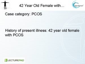 42 Year Old Female with Case category PCOS