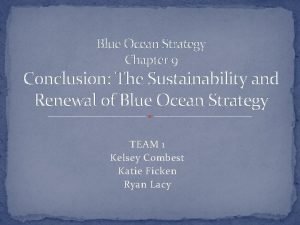 Conclusion of blue ocean strategy