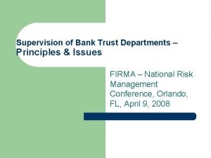 Bank trust