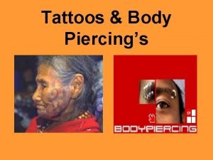 Hemophilia and tattoos