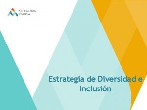Estrategia de Diversidad e Inclusin DIVERSIDAD Conjunto de