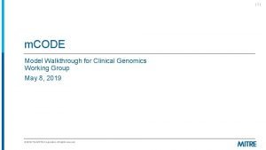 Minimal common oncology data elements