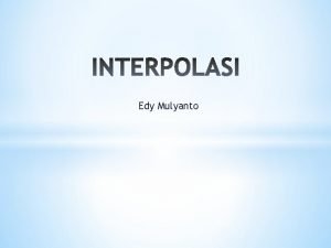 Interpolasi modular