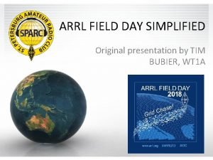 Arrl field day 2018