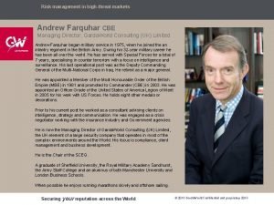 Andrew farquhar Andrew farquhar