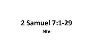 2 samuel 7 1-14