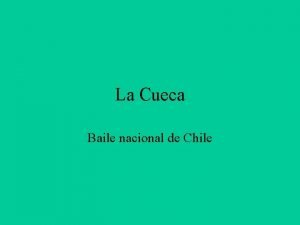 Baile nacional de chile
