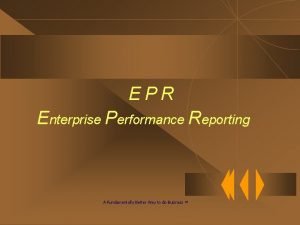 Epr enterprise