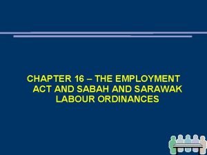 Sabah employment act