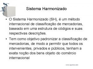 Sistema harmonizado