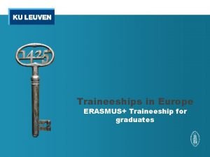 Flanders traineeship platform