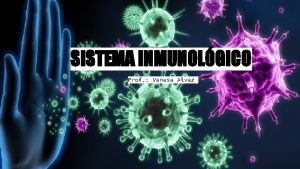 Sistema Inmunolgico Prof Vanesa Alvez Biologa SISTEMA INMUNOLGICO