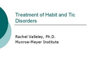 Transient tic disorder