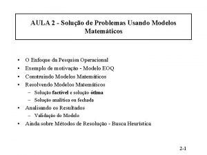 Modelo matematico