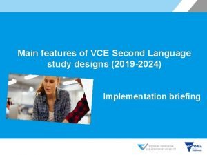 English language vce study design