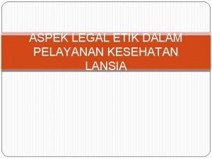 Legal etik
