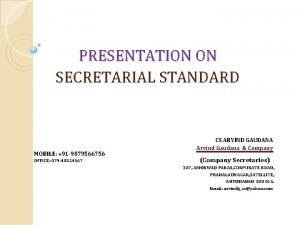 Secretarial standard 4