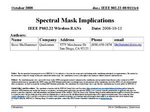 doc IEEE 802 22 080111 r 4 October