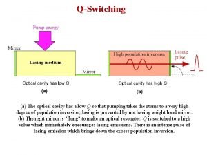 Q switch laser machine