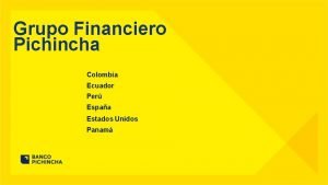 Grupo pichincha ecuador