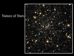 Nature of Stars Parallax is denoted by p