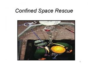 Confined Space Rescue 1 Awareness Level Awarenesslevel functions