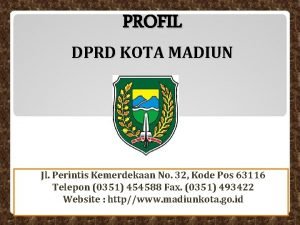 Jl perintis kemerdekaan madiun