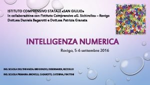 Subitizing scuola infanzia