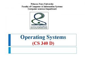 Princess Nora University Faculty of Computer Information Systems